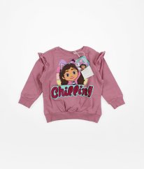 Tmavě růžová silnější mikina NAME IT