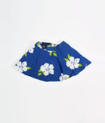 Modrá květovaná sukně HOLLISTER
