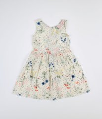 Smetanové šaty s květy H&M