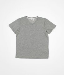 Šedé tričko DE FACTO