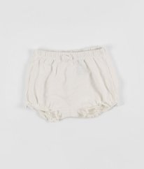 Smetanové kraťasové kalhotky z biobavlny H&M