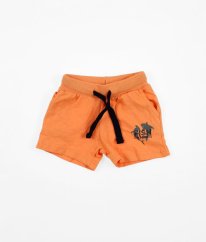 Oranžové mikinové kraťasy