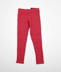 Tmavě růžové teplé legíny/kalhoty YD