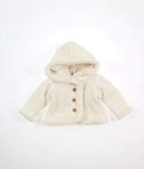 Smetanový zateplený svetr s kožíškem TOMMY BAHAMA