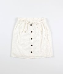 Bílá krajková sukně se spodničkou PRIMARK