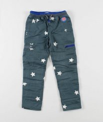 Šedé podšité kalhoty s hvězdičkami BODEN