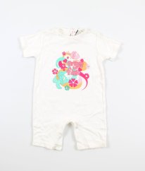 Biely overal zo silnej bavlny CHEROKEE