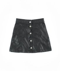 Černá koženková sukně H&M