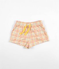 Ružové kárované kraťasy