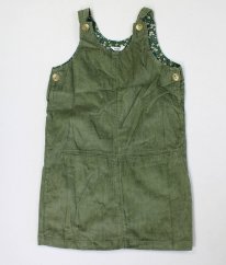 Zelená manšestrová šatová sukně M&CO