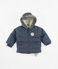 Modrošedá zimní bunda GEORGE