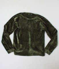 Zelený silný svetr M&CO