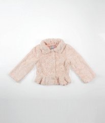 Růžový plyšový kabátek YD