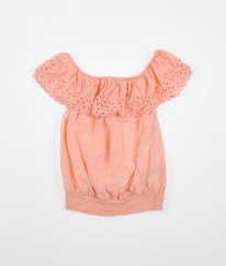 Růžová halenka s krajkou H&M