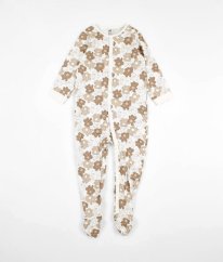 Bílohnědý overal/pyžamo H&M