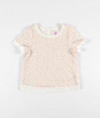 Smetanová flitrová halenka TED BAKER