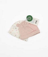 Sada 2 ks čiapok z bio bavlny C&A