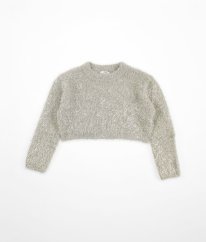 Šedostříbrný chlupatý svetr PEACOCKS