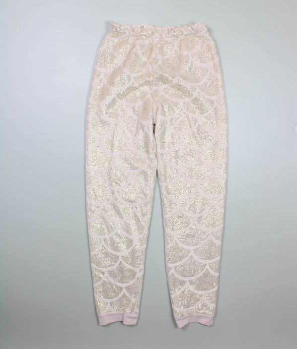 Starorůžové plyšové tepláky/pyžamové kalhoty  NUTMEG