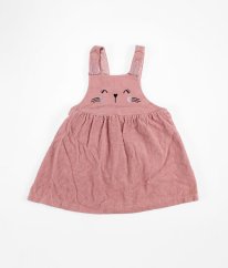 Růžová manšestrová šatová sukně NUTMEG