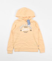 Světle meruňková silnější mikina JACK & JONES