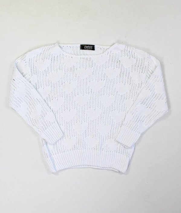 Bílý lehký svetr