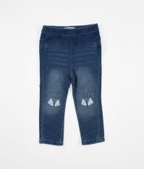 Modré denimové kalhoty