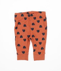 Oranžové tepláčky s vzorom NUTMEG