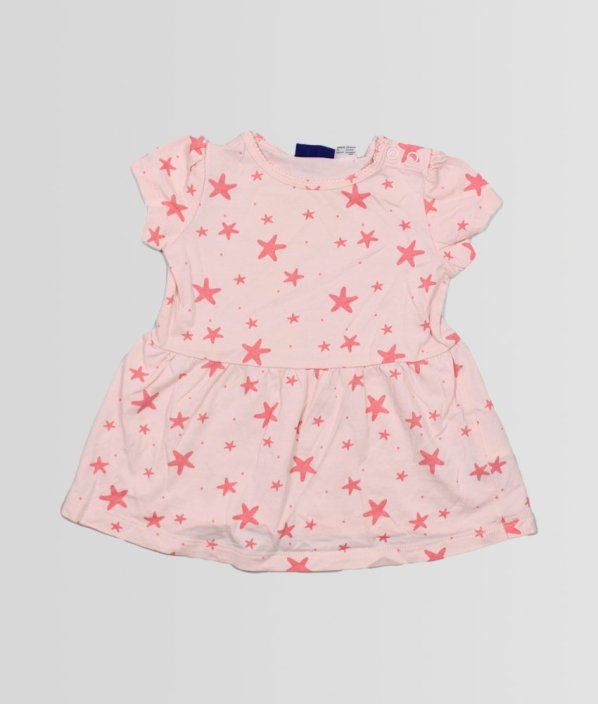 Růžové šaty s hvězdičkami