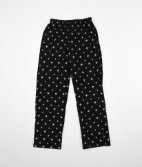 Čierne pyžamové nohavice WEDNESDAY