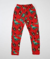 Červené vánoční pyžamové kalhoty GEORGE