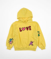 Žlutá silnější mikina H&M