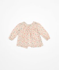 Krémová květovaná tunika F&F