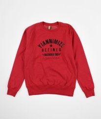 Červená silnější mikina (170-176) SALVAGE