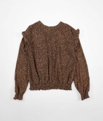 Hnedá leopardia blúzka H&M
