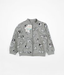 Šedá mikina s dalmatiny DISNEY