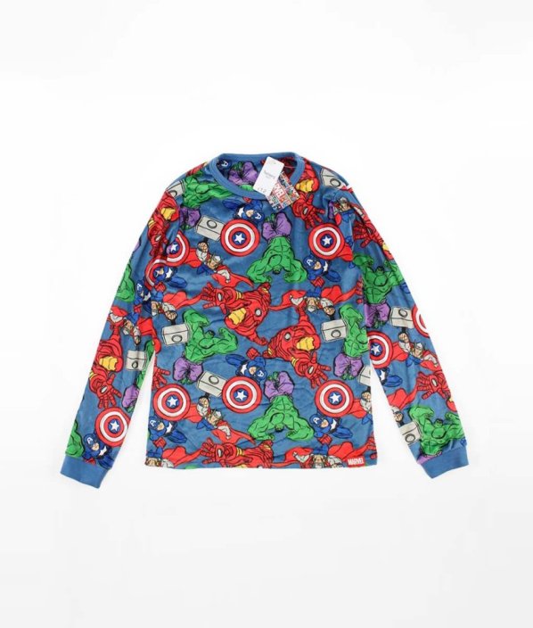 Barevná semišová mikina MARVEL