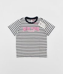 Bíločerné proužkované tričko VERO MODA