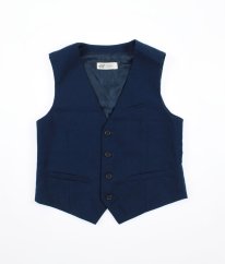 Modrá společenská vesta H&M