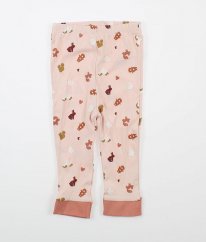 Růžové pyžamové kalhoty se zvířátky NUTMEG