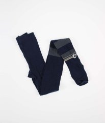 Modré punčocháče s proužky