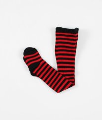 Červené proužkované punčocháče DISNEY