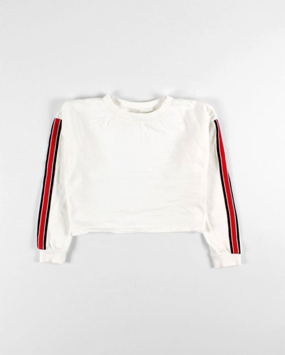 Bílá crop mikina H&M