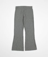 Šedé žebrované kalhoty do zvonu F&F