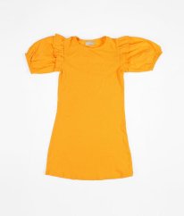 Oranžové žebrované šaty MATALAN