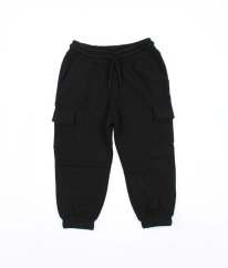 Černé silnější tepláky s kapsami H&M