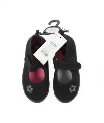 Černé boty na suchý zip (EU 27,stélka 16,5 cm) GEORGE