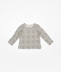 Krémová blúzka s nezábudkami H&M