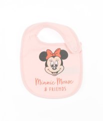 Růžový bryndáček s obrázkem DISNEY
