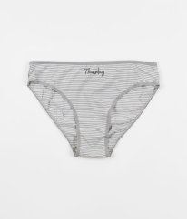 Šedobiele prúžkované nohavičky (170-176) C&A